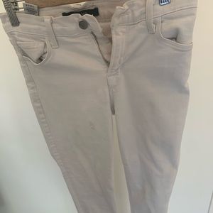 J Brand low rise white denim
